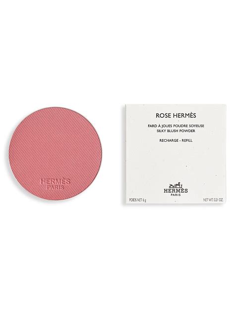 Rose Hermès, Silky blush powder refill, Rose Nuit